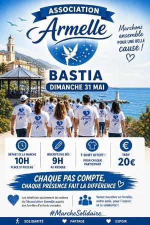 Bastia - Marche à la mémpoire d'Armelle