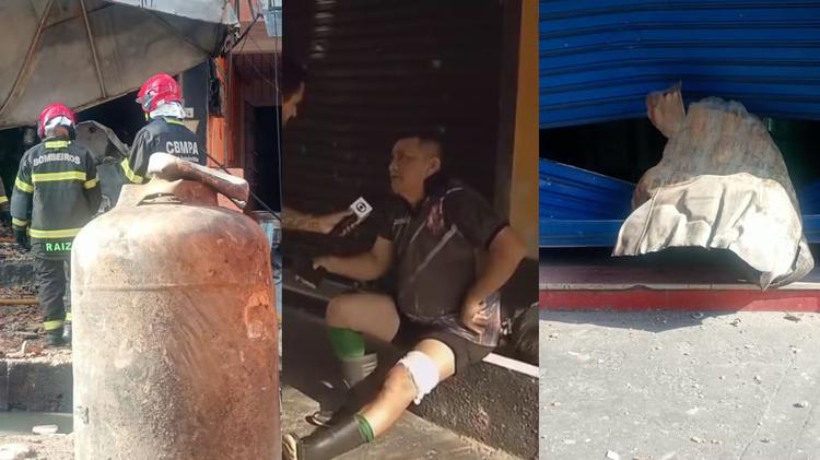 VÍDEO: veja o momento exato das explosões em restaurante de Belém