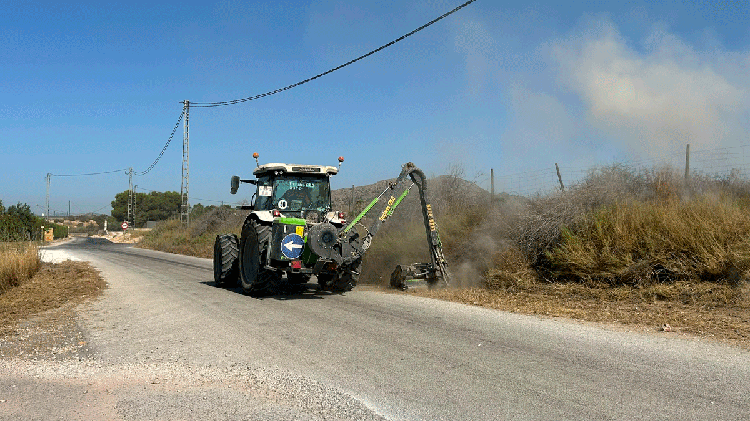 #Monforte: Cerca de 20.000 euros para mantener la red de caminos rurales