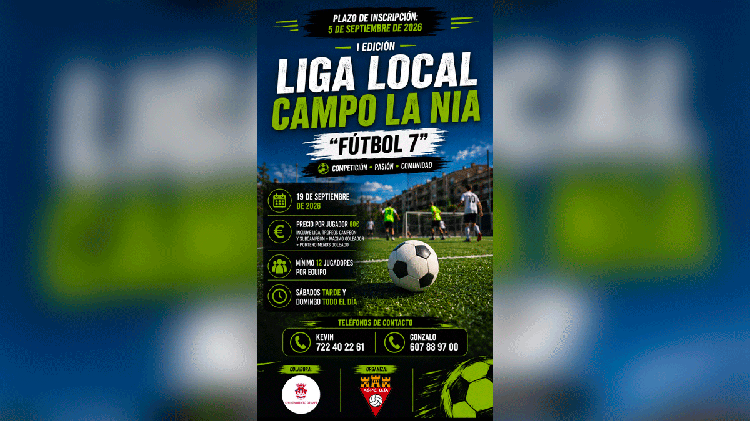 #Aspe: Nace una nueva liga local de Fútbol 7 para impulsar el deporte amateur
