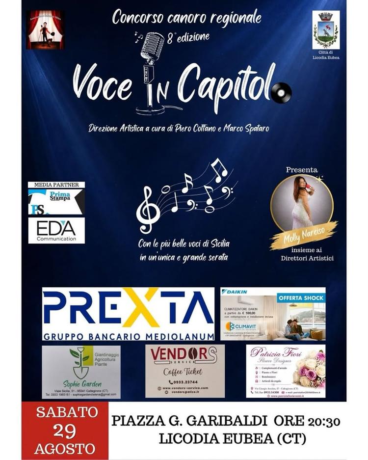 🎤 Torna la nuova edizione del concorso canoro regionale “VOCE IN CAPITOLO”! 🎶 Anche per questa ottava edizione, il pal...