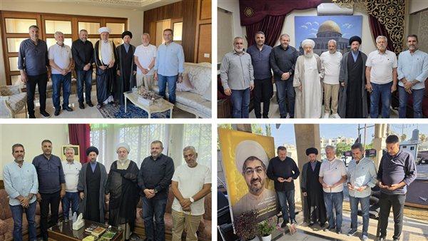 وفد من حزب الله جال على فعاليات صيدا العلمائية مهنئا بالمولد النبوي الشريف