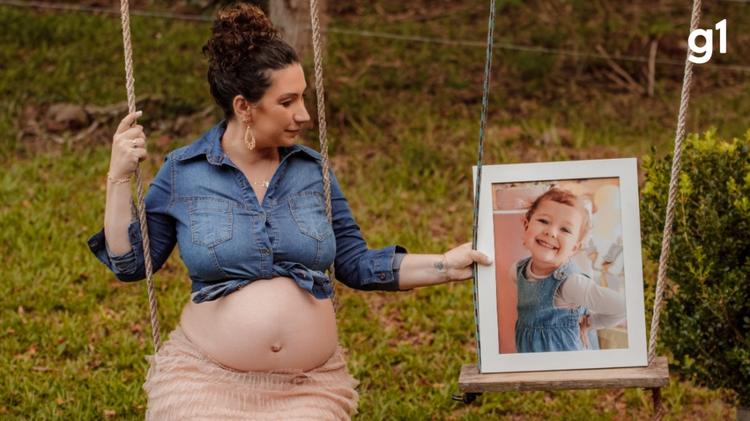 'Ela chega como um novo amanhecer': mãe engravida dois anos após perder filha criança no RS