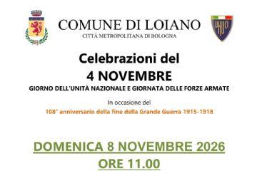 Celebrazioni del giorno dell'Unità nazionale e giornata delle Forze Armate - 2026