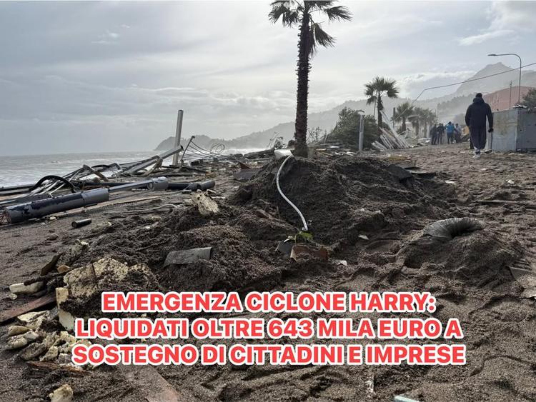 👉EMERGENZA CICLONE HARRY: LIQUIDATI OLTRE 643 MILA EURO A SOSTEGNO DI CITTADINI E IMPRESE Il Comune di Taormina ha conc...