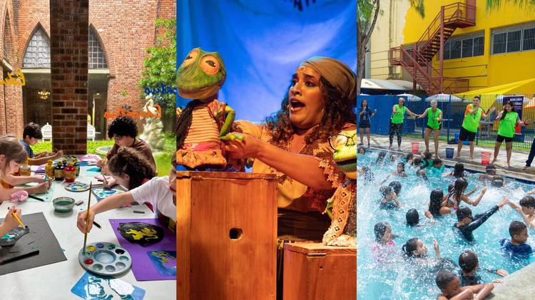Férias de julho no Grande Recife têm recreação, teatro, oficinas e passeios de catamarã; confira opções