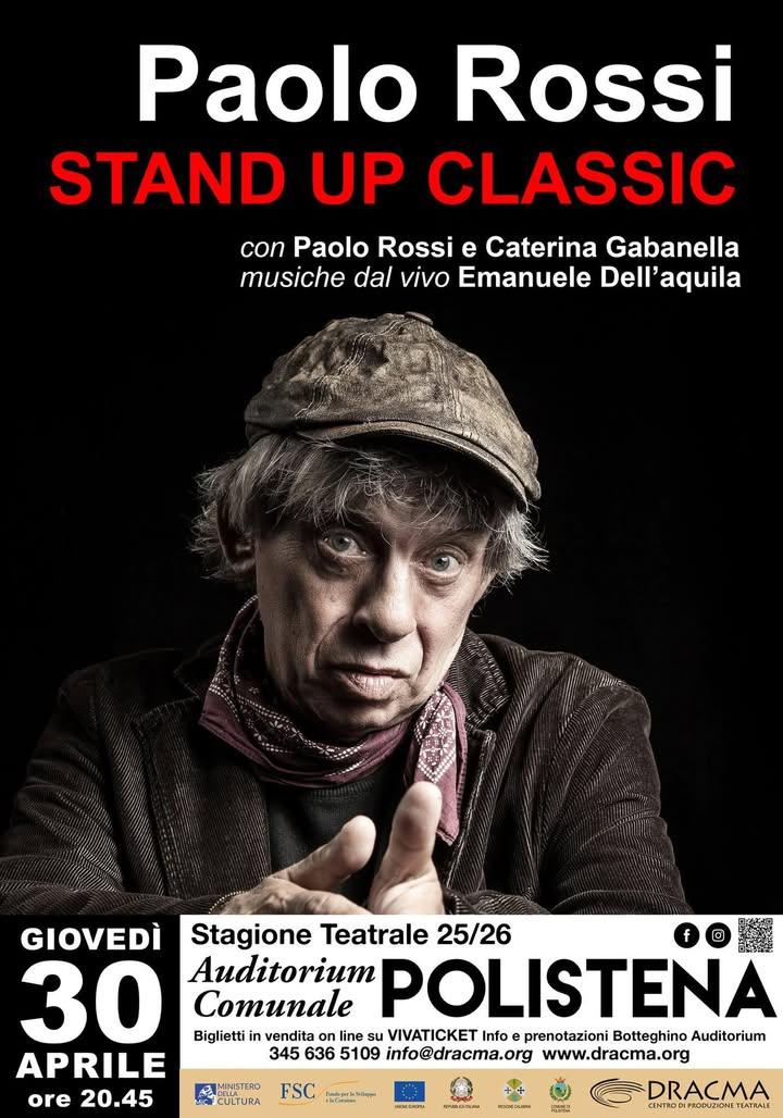🎭𝐏𝐚𝐨𝐥𝐨 𝐑𝐨𝐬𝐬𝐢 a Polistena 🎭 Il 30 aprile alle 21 va in scena l’ultimo spettacolo della stagione teatrale orga...