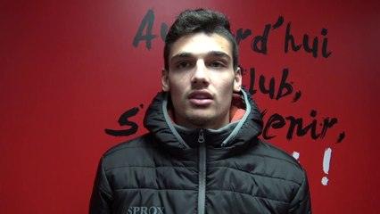 Gambardella / Baptiste Roux avant Sochaux-EAG