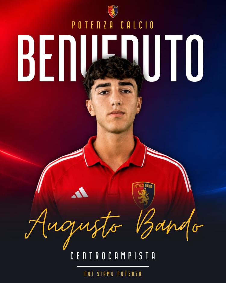 Potenza Calcio, Augusto Bando nuovo centrocampista rossoblu