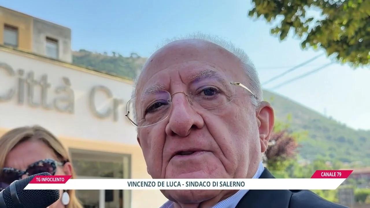 Fonderie Pisano, De Luca accusa M5S: “fanno demagogia insopportabile”