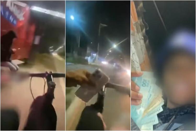 Ladrões filmam furtos de celulares e correntes e publicam vídeos nas redes sociais