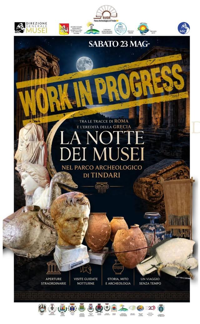 🥁Una notte per visitare i musei e i luoghi dove Storia e Mito si incontrano! 🏛️👑il parco archeologico con le sue stra...