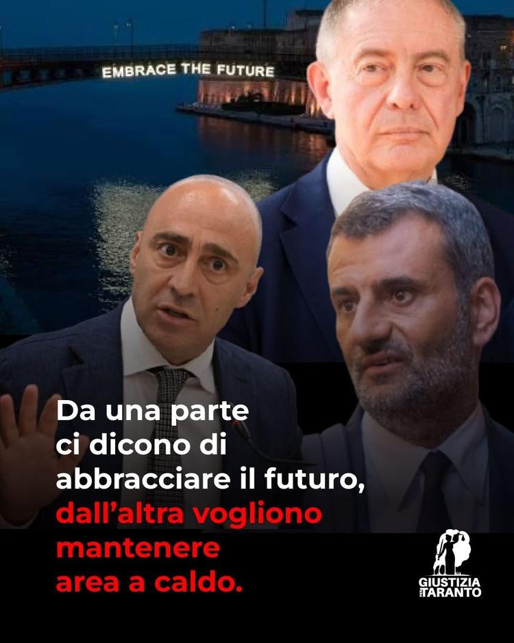 Ex Ilva, Giustizia per Taranto attacca: “Il re è nudo ormai”