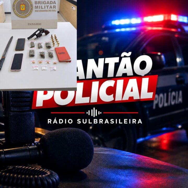 Dois homens e uma mulher foram presos por tráfico de drogas em Panambi