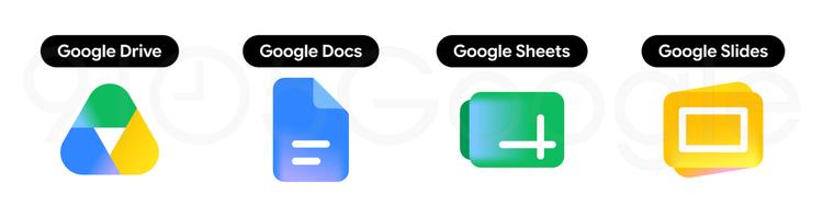 Google Workspace gradient icons 1
