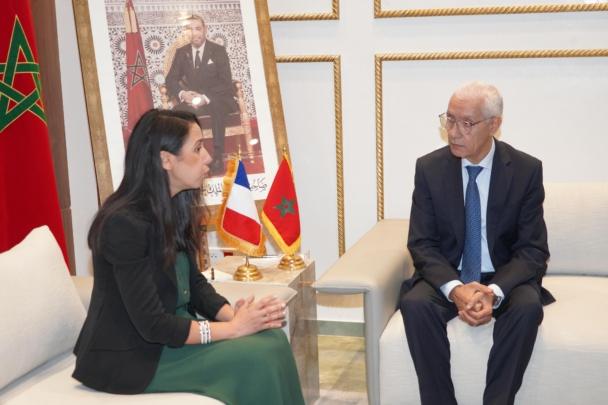 رئيس مجلس النواب يستقبل وزيرة شؤون ما وراء البحار وبرلمانيين فرنسيين