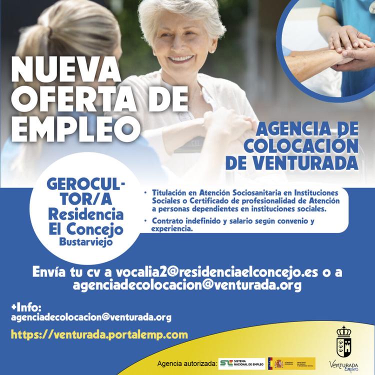 Oferta empleo gerocultor
