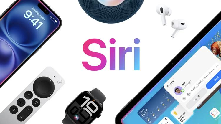 An array of tech devices surrounding he word 