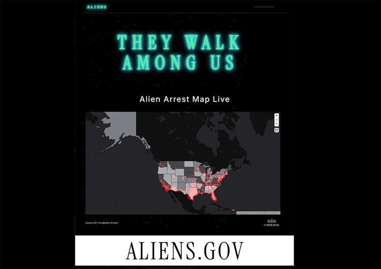 US-Regierungswebseite „Aliens.gov“ erweist sich als geschmacklose Polit-Satire