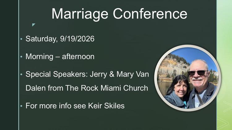 Marriage Conference