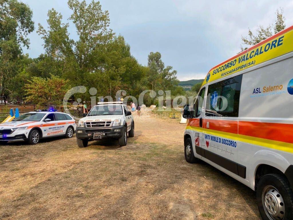 Felitto, paura lungo le rive del Calore: 22enne di Bacoli precipita nel fiume, interviene l’elisoccorso