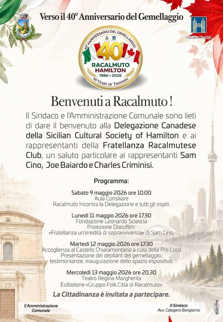 Comune di Racalmuto: Il sindaco informa Posted