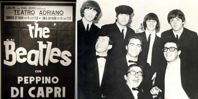 Quando Peppino di Capri aprì i concerti dei Beatles in Italia