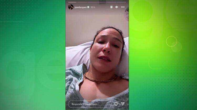 MMA: Juliana Velasquez lamenta 2023: "Ano de antibiótico e anti-inflamatório"