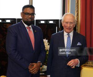guyana president and king charles