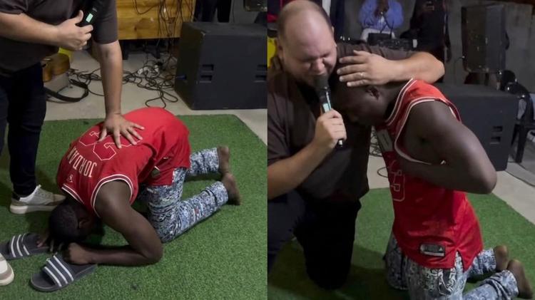 Jovem que passava pela rua é atraído por louvor de igreja e aceita Jesus em Moçambique