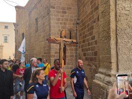 XX Giochi del Mediterraneo. La Croce degli sportivi arriva a Taranto
