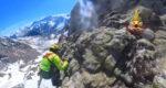 ACCEGLIO (CN) – Recuperati due escursionisti bloccati sulla Rocca Provenzale