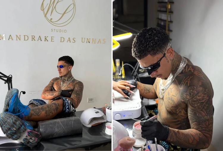 ‘Mandrake das Unhas’: homem viraliza ao fazer unhas personalizadas e soma mais de 1 milhão de seguidores