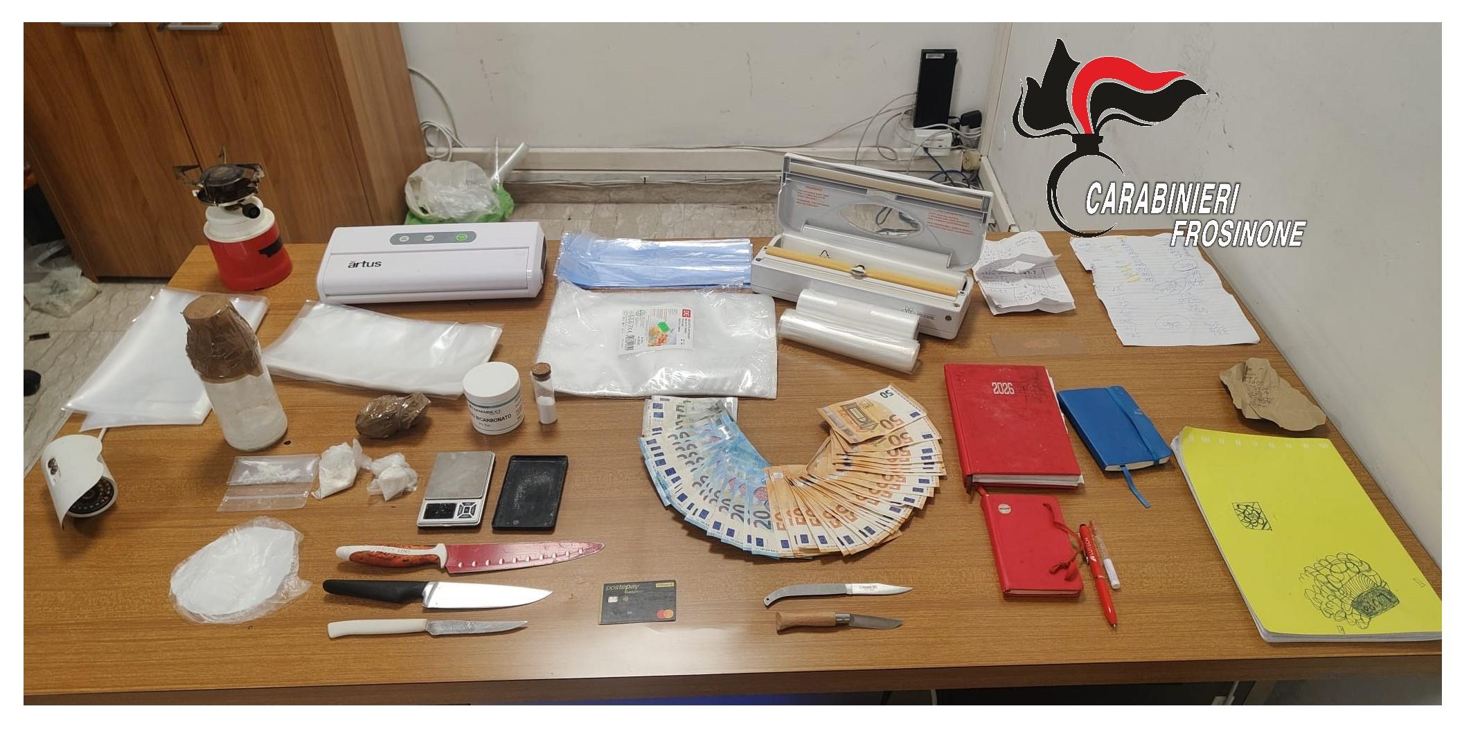 Frosinone – Blitz antidroga sul fiume Cosa, quattro arresti dei Carabinieri