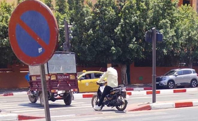 ممر راجلين يتحول إلى فخ خطير للمارة بمراكش