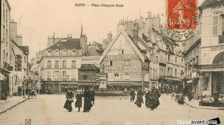Dijon à travers le temps - La place François Rude