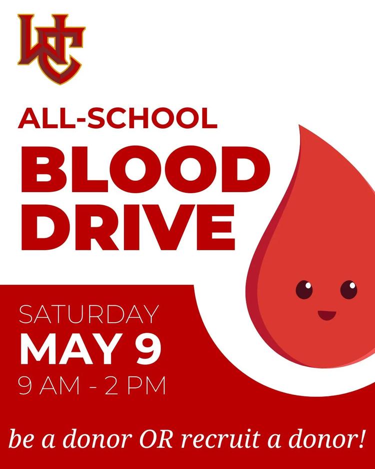 WC Hosts Blood Drive on May 9