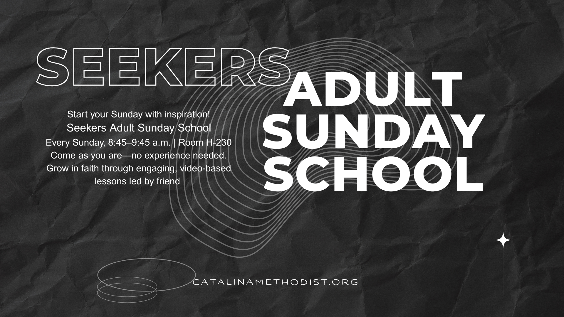 Seeker’s Adult Sunday School