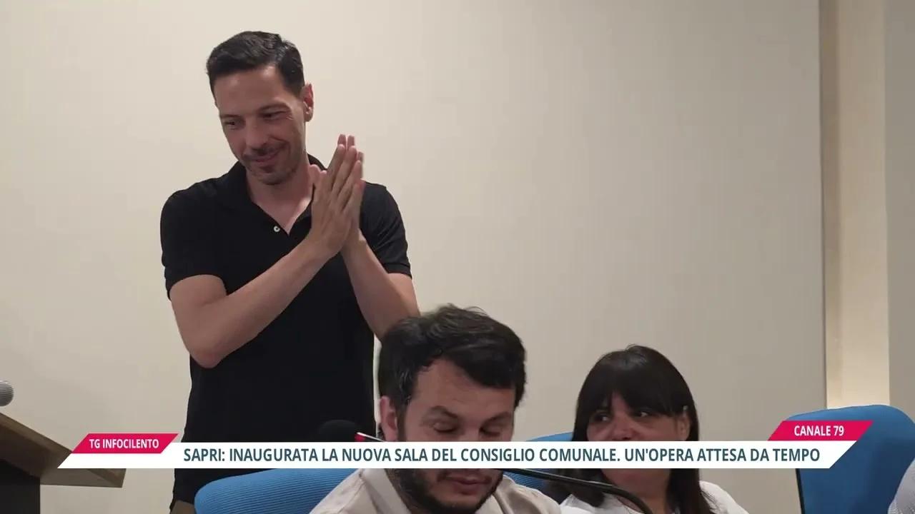 Sapri, inaugurata la nuova aula consiliare: “Un luogo di democrazia rinnovato con i fondi PNRR”