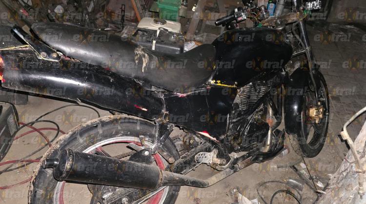 Recuperan moto robada tras persecución en Tetela del Volcán