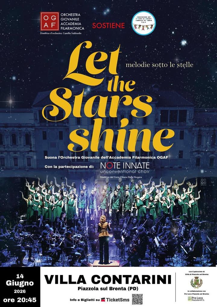 ✨ 𝐃𝐨𝐦𝐞𝐧𝐢𝐜𝐚 📅𝟏𝟒 𝐠𝐢𝐮𝐠𝐧𝐨 𝟐𝟎𝟐𝟔, alle ore 20:45🕣, nella suggestiva cornice di Villa Contarini a Piazzol...