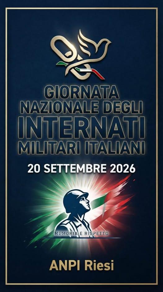 Oggi, 20 settembre, ricorre la Giornata Nazionale dell’Internato Militare Italiano, istituita con legge nel 2025. Per qu...