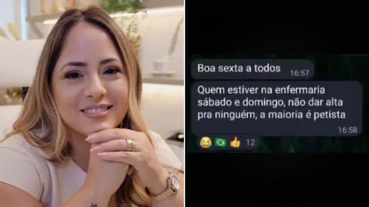 Médica é demitida após orientar equipe a não dar alta a pacientes eleitores do PT no fim de semana do 1° turno