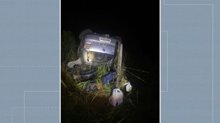 Duas pessoas morrem e uma fica ferida após acidente na BR-470, em Barracão