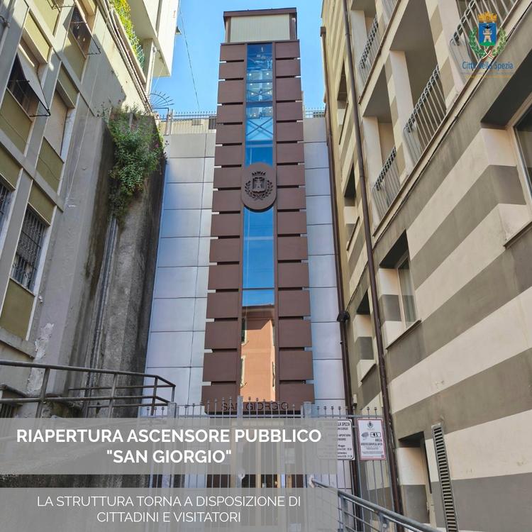 🛗 L’ascensore pubblico “San Giorgio” riapre con un nuovo impianto 🚡 Riapre l’ascensore pubblico “San Giorgio”, struttu...