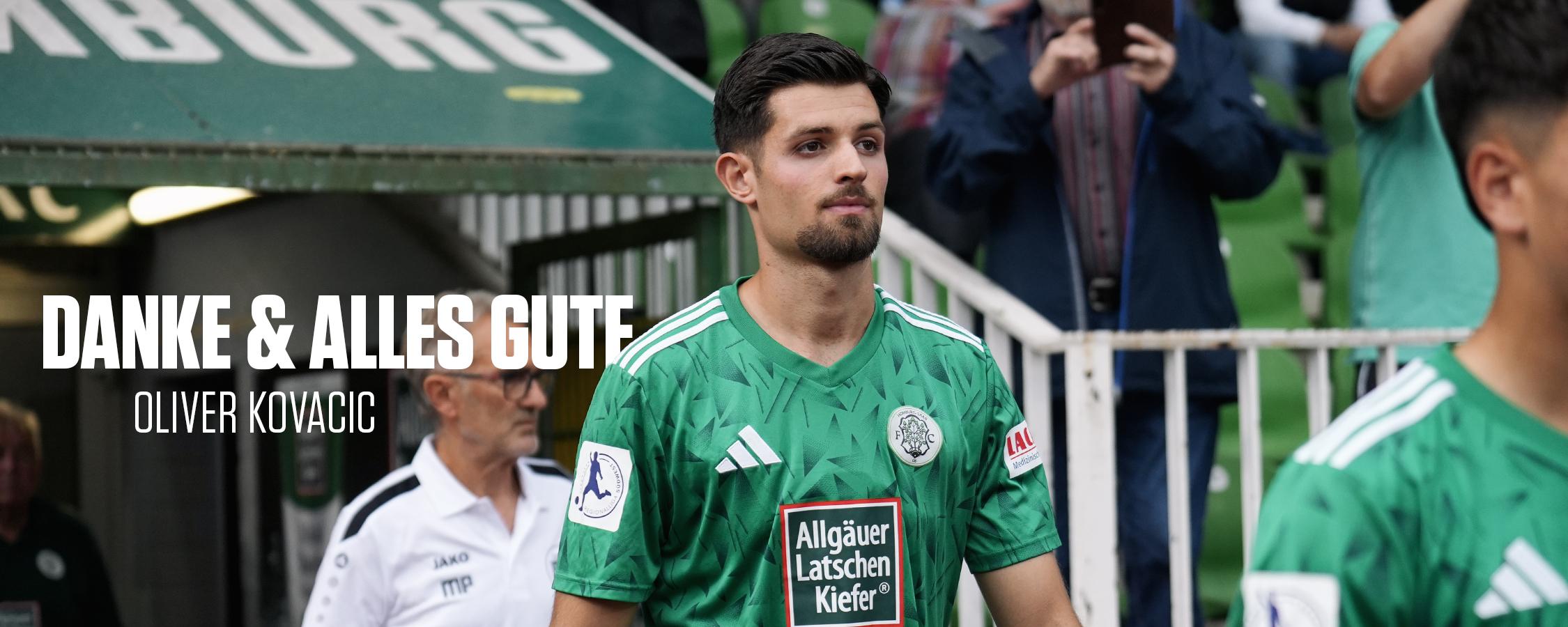 Oliver Kovacic verlässt den FCH&nbsp;