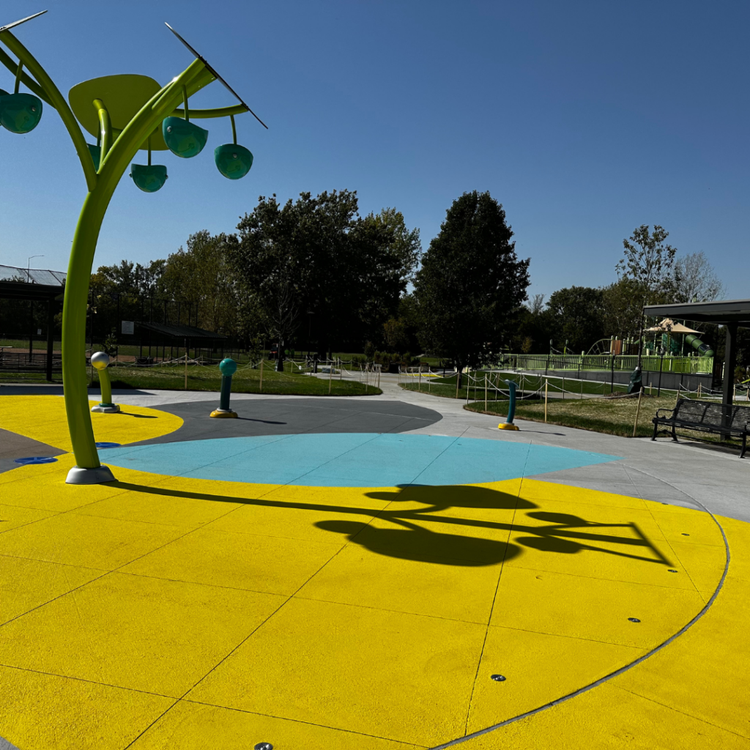 Colby Park, Windsor Heights, Iowa, sprayground, park