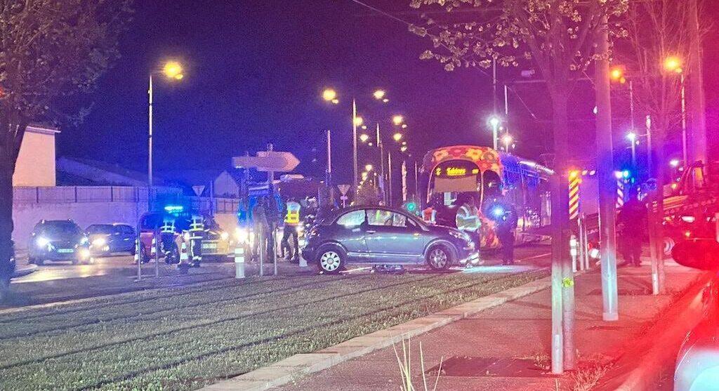 Près de Montpellier. Castelnau-le-Lez : collision tram-auto, une blessée grave, trafic perturbé