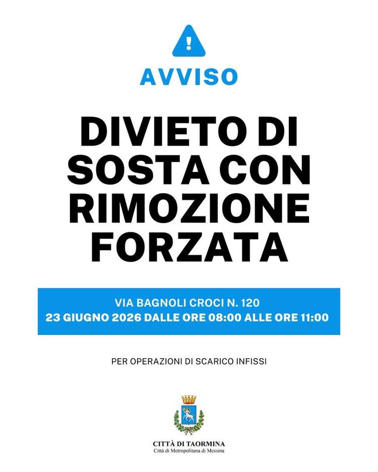 Per consentire lo svolgimento delle operazioni di scarico infissi presso l’immobile sito in Via Bagnoli Croci n. 120, ma...