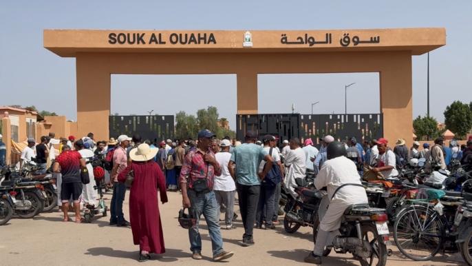 بعد خلافات توزيع المحلات.. إغلاق مبكر لسوق الواحة بمراكش يربك التجار